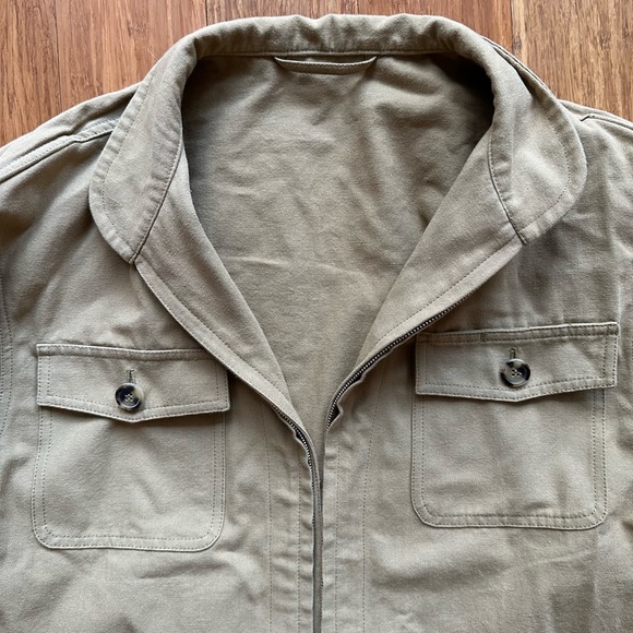 Men’s Beige Field Jacket - Picture 6 of 7